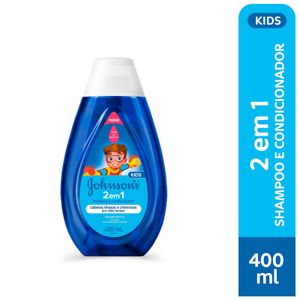 Shampoo e Condicionador Johnsons Kids 2 em 1 - 400ml