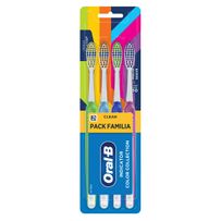 Escovas Dental Oral-B Clean Indicator Color Collection 4 Unidades