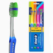 Escovas Dental Oral-B Clean Indicator Color Collection 4 Unidades