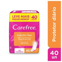 Protetor Diário Carefree Tododia Flexi 40 Unidades