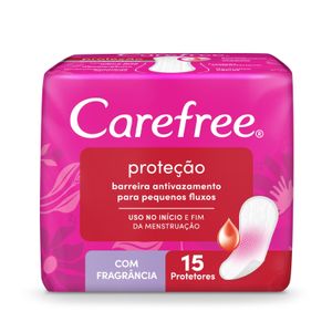Protetor Diário Carefree Proteção com Fragrância 15 unidades