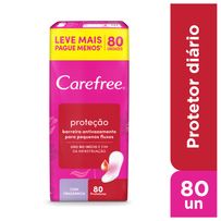 Protetor Diário Carefree Proteção com Fragrância 80 Unidades