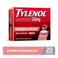Tylenol 500mg 20 comprimidos