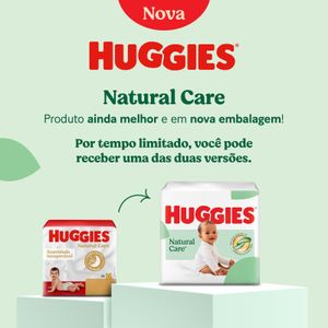 Fralda Huggies Natural Care RN 34 Unidades