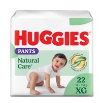 Fralda Pants Huggies Premium Natural Care XG Roupinha 22 Unidades