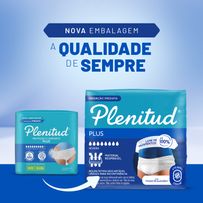 Roupa Íntima Plenitud Plus para Incontinência P/M 24 Unidades