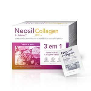 Suplemento Alimentar Neosil Collagen Sabor Abacaxi para Cabelos, Unhas e Pele 30 Sachês de 5g