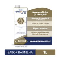 Nutrição Enteral Nestlé Novasource Senior Baunilha 1l