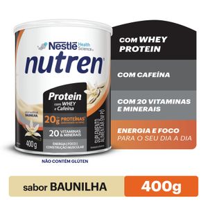 Suplemento Alimentar Nutren Protein Baunilha pó 400g