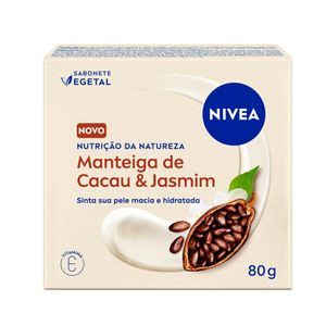 Sabonete em Barra Nivea Vegetal Nutrição da Natureza Manteiga de Cacau & Jasmim 80g