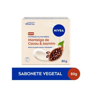 Sabonete em Barra Nivea Vegetal Nutrição da Natureza Manteiga de Cacau & Jasmim 80g