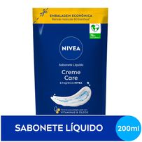 Sabonete Líquido Nivea Creme Care Refil 200ml