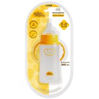 Mamadeira Cimed João e Maria Fluxo Variável Bico de Silicone 0-6+ Meses 360ml