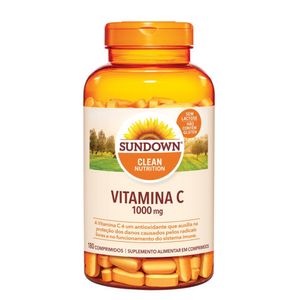 Suplemento Alimentar Sundown Vitamina C 1.000mg 180 Comprimidos