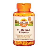 Suplemento Alimentar Sundown Vitamina E 400UI 100 Cápsulas