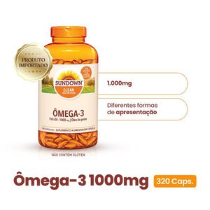 Suplemento Alimentar Sundown Ômega 3 1.000mg 320 Cápsulas