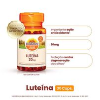 Suplemento Alimentar Sundown Luteína 20mg 30 Cápsulas