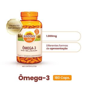 Suplemento Alimentar Sundown Ômega 3 1.000mg 180 Cápsulas