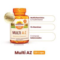 Suplemento Alimentar Sundown Multi A-Z 120 Comprimidos