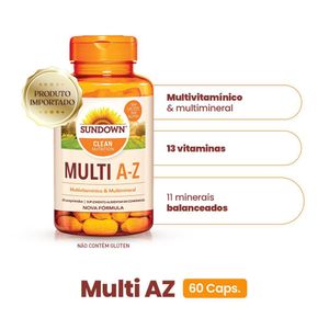 Suplemento Alimentar Sundown Multi A-Z 60 Comprimidos