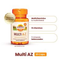 Suplemento Alimentar Sundown Multi A-Z 30 Comprimidos