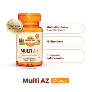 Suplemento Alimentar Sundown Multi A-Z 30 Comprimidos
