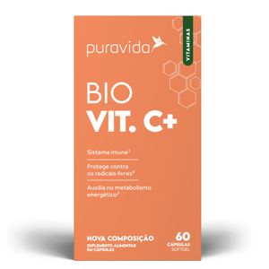 Suplemento Alimentar Puravida BIO VIT C+ - 60 Cápsulas