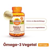 Suplemento Alimentar Sundown Óleo de Linhaça 1000mg 120 Cápsulas