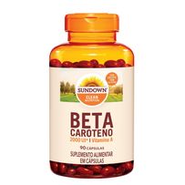 Suplemento Alimentar Sundown Betacaroteno 2.000UI 90 Cápsulas