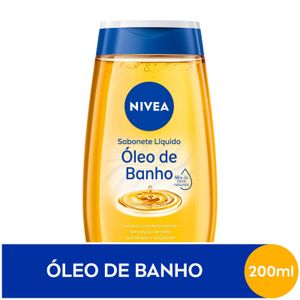 Sabonete Líquido Óleo De Banho Nivea Natural Oil 200ml