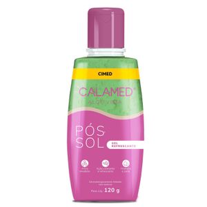 Gel Refrescante Calamed Aloe Vera Pós Sol 120g