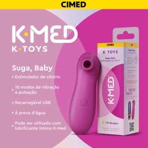 Estimulador de Clitóris K-Med Sex Toy K-Toys Suga Baby