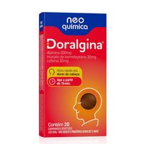 Analgésico Doralgina Neo Química 20 comprimidos