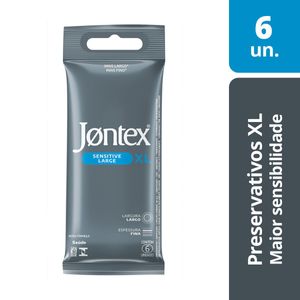 Preservativo Jontex Xl Sensitive 6 Unidades