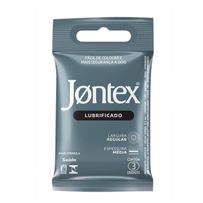Preservativo Jontex Lubrificado 3 Unidades