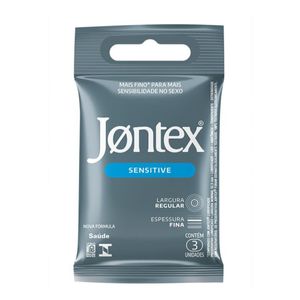Preservativo Jontex Sensitive 3 Unidades