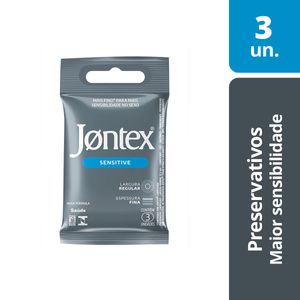 Preservativo Jontex Sensitive 3 Unidades