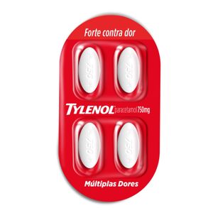 Tylenol 750mg 4 Comprimidos