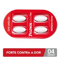 Tylenol 750mg 4 Comprimidos