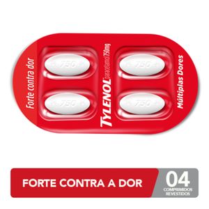 Tylenol 750mg 4 Comprimidos