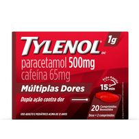 Tylenol Dc Multiplas Dores 20 Comprimidos