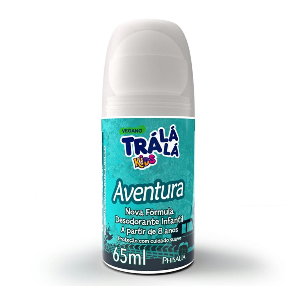 Desodorante Infantil Roll-On Trá Lá Lá Kids Aventura 65ml