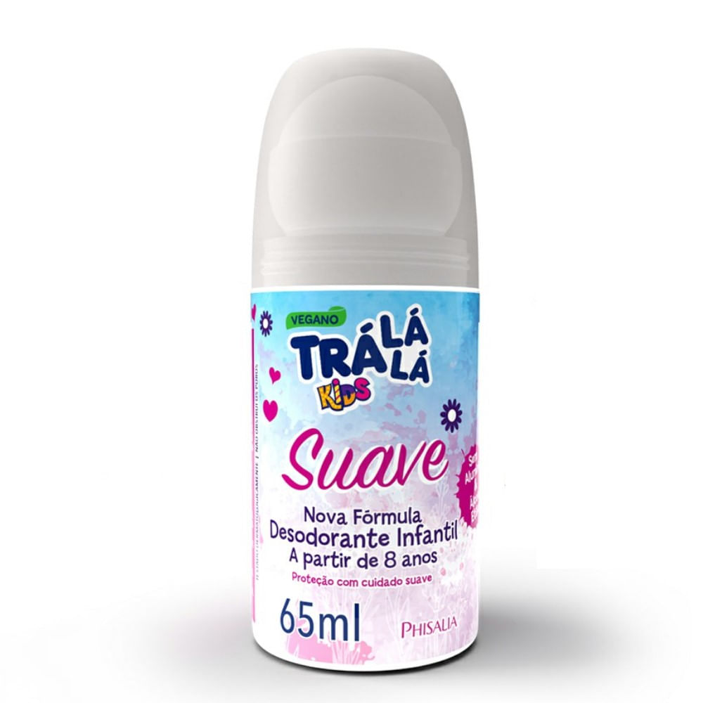 Desodorante Infantil Roll-On Trá Lá Lá Kids Suave 65ml