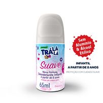 Desodorante Infantil Roll-On Trá Lá Lá Kids Suave 65ml
