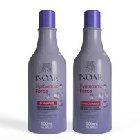 Kit Inoar Hyaluronic Force Shampoo 500ml + Condicionador 500ml