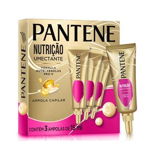 Ampola Capilar Pantene Pro-V Nutrição Umectante 3 Unidades de 15ml Cada