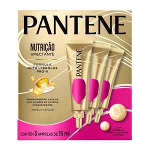 Ampola Capilar Pantene Pro-V Nutrição Umectante 3 Unidades de 15ml Cada