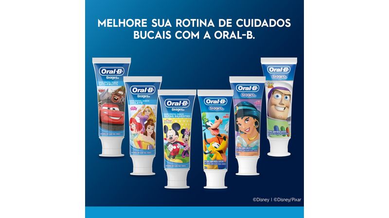 Creme Dental Oral-B Stages Infantil Toy Story/ Jazmin 75ml