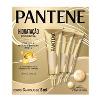 Ampola Capilar Pantene Pro-V Hidratação Poderosa 3 Unidades de 15ml Cada