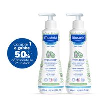 Mustela Kit Hidratante Corporal Hydra Bebê 300ml - Leve a 2ª com 50% de Desconto